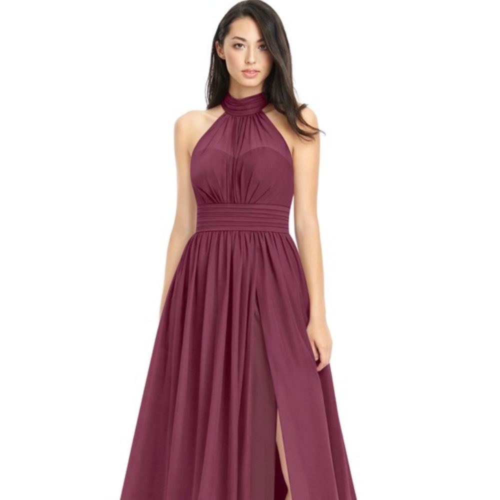 NWT Azazie Iman Mulberry size A8